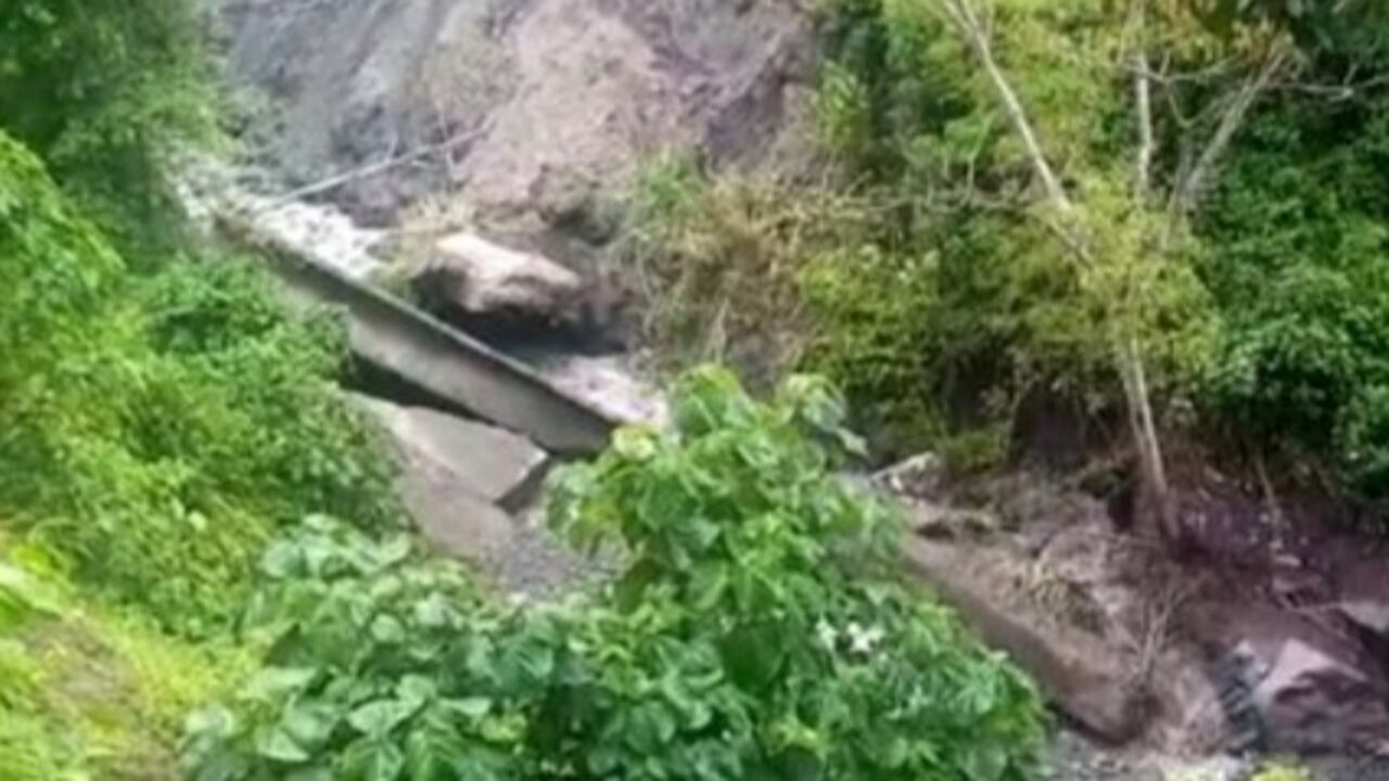 Preocupación 28 veredas continúan aisladas por el mal estado de las vías en Ituango, Antioquia; hay escasez de alimentos