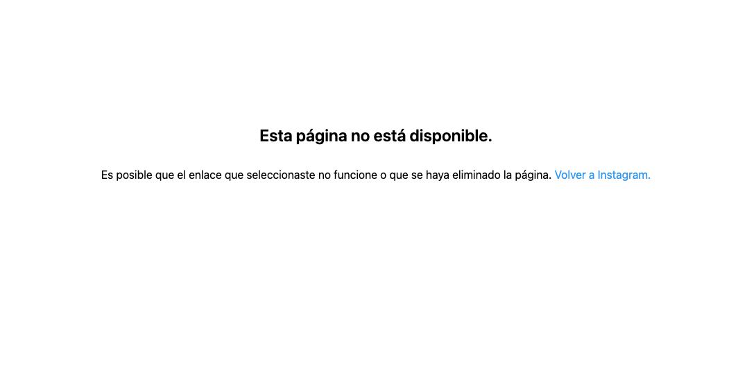 Cuenta en Instagram de Khala Design, desactivada.