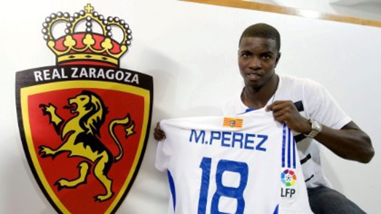 El colombiano Marco Pérez espera hacerse ídolo de la afición del Zaragoza. Lucirá el número 18 en su dorsal.