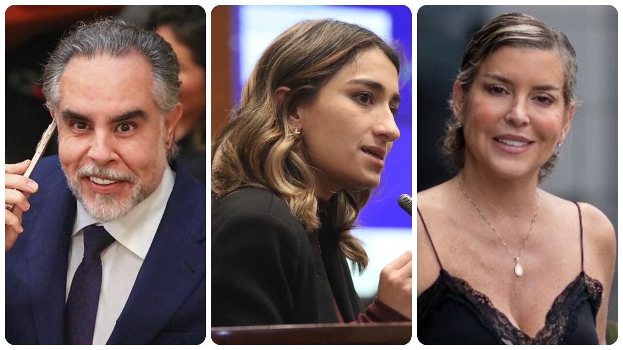 Armando Benedetti, Laura Sarabia y Ángela Benedetti.