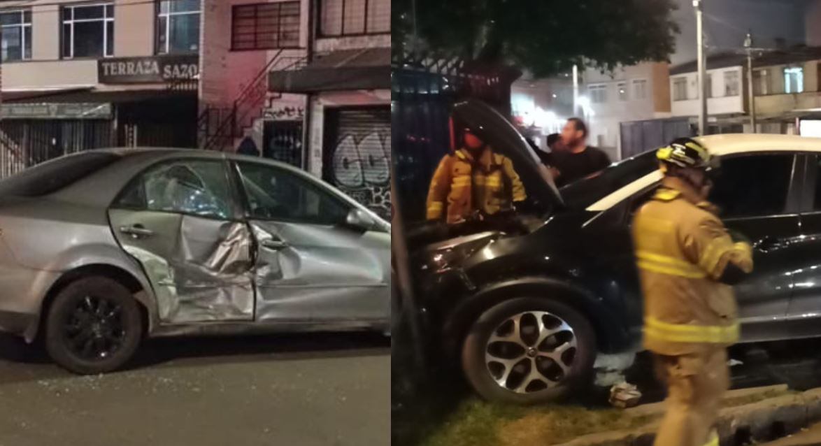 Fuerte choque se presentó en Bogotá