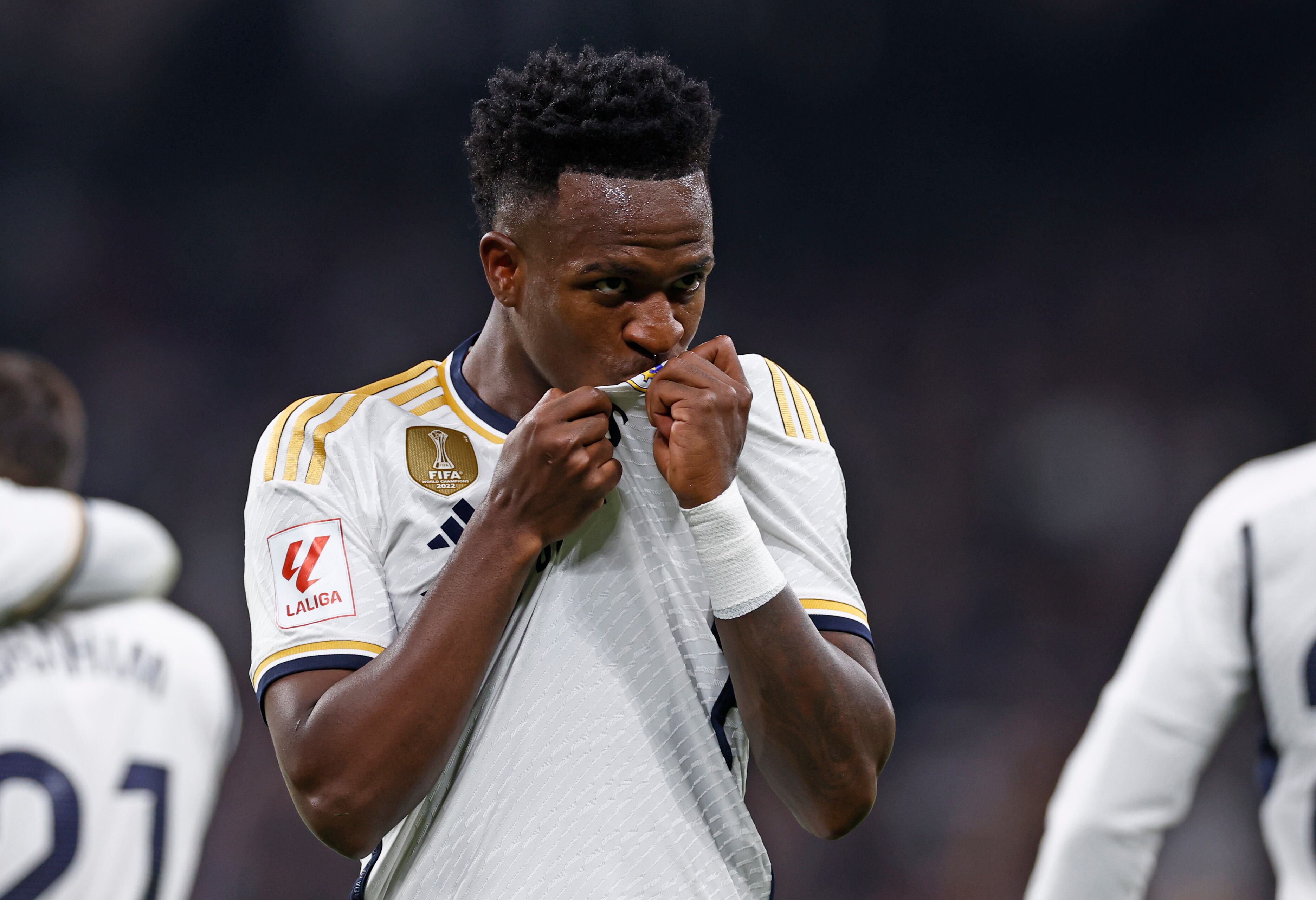 Vinicius Jr., del Real Madrid, fuera de las canchas durante un par de semanas.