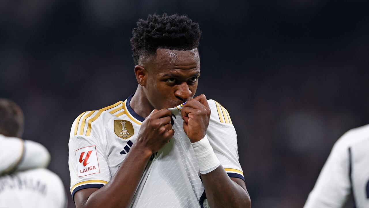 Vinicius Jr., del Real Madrid, fuera de las canchas durante un par de semanas.