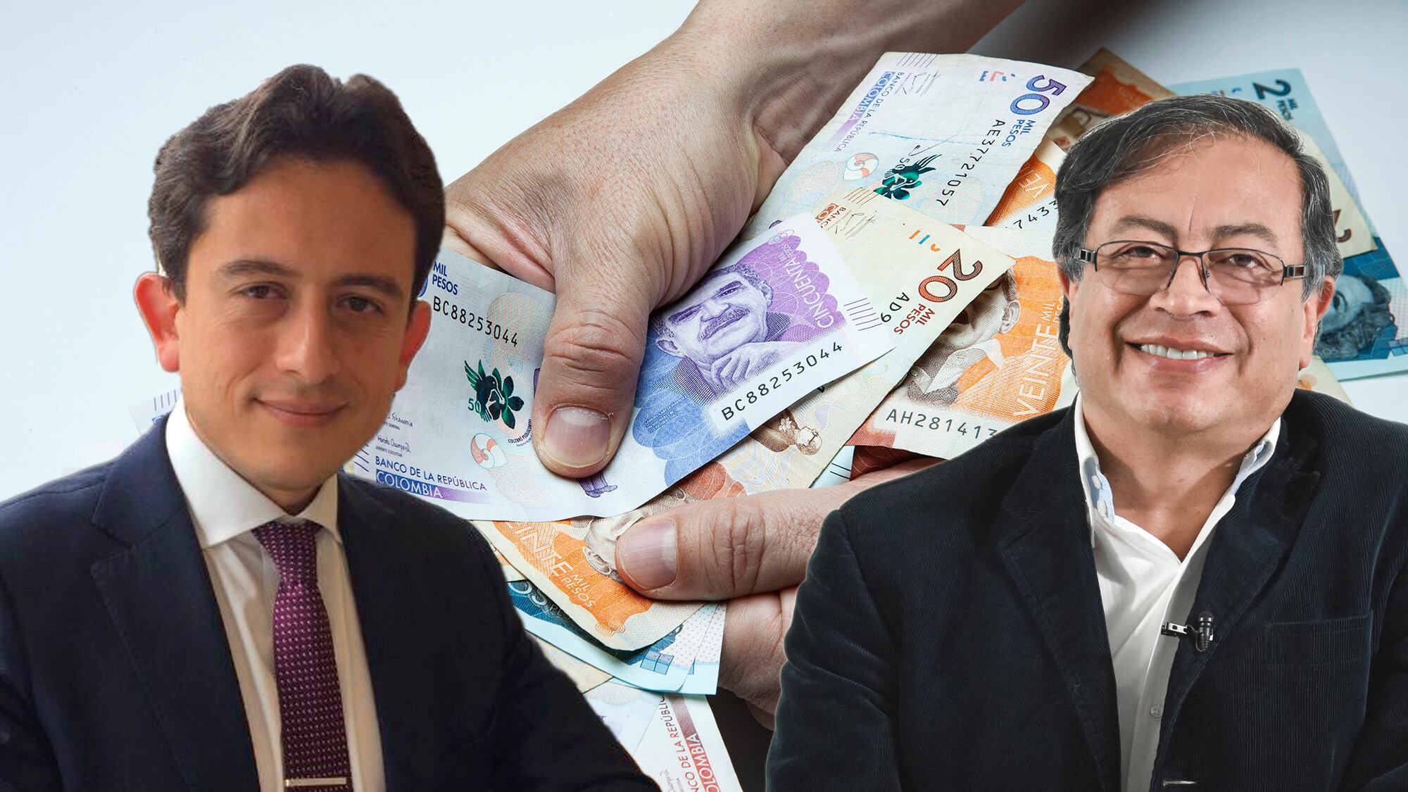 Luis Carlos Reyes y Gustavo Petro