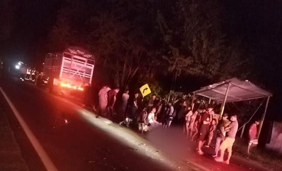 Siniestro en la vía hacia la costa.