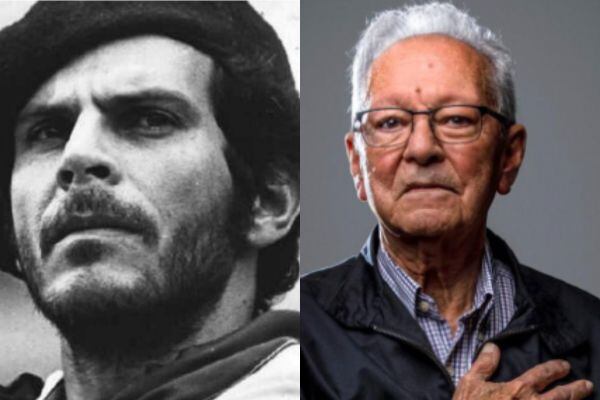 Carlos Pizarro y el general (r) Jesús Armando Arias Cabrales.