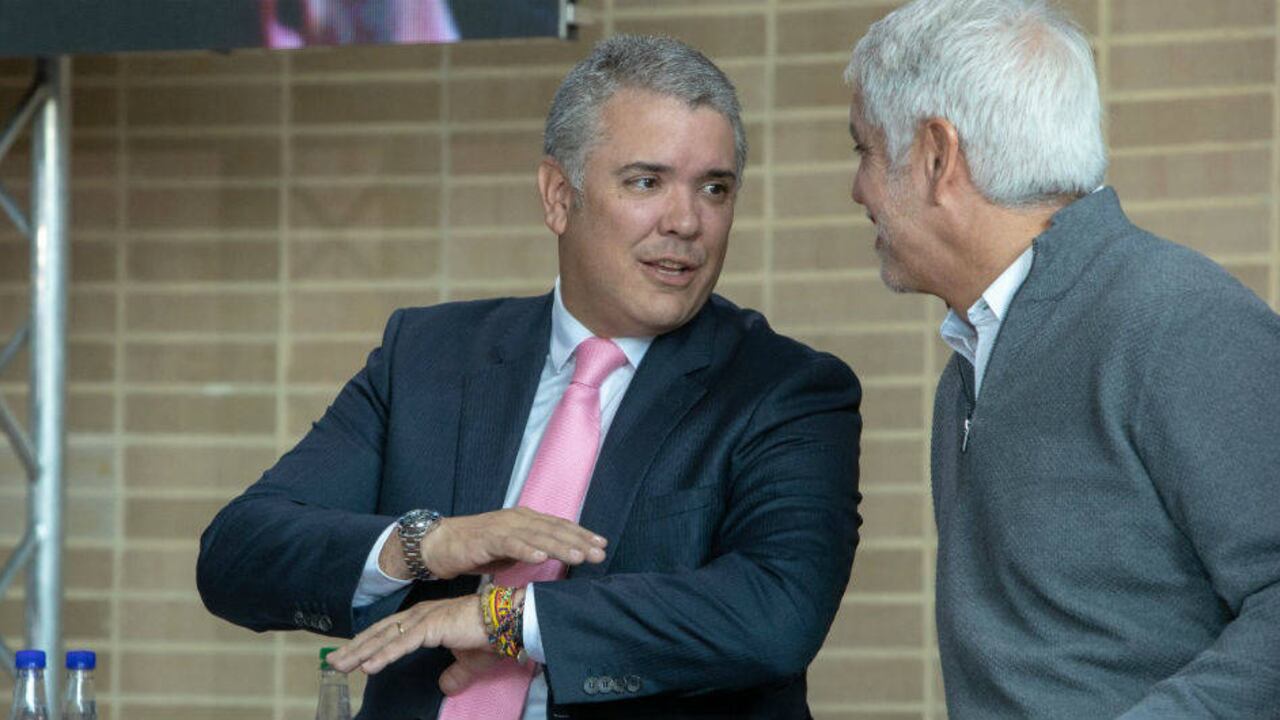 Iván Duque quiso hacerle un reconocimiento público al alcalde Enrique Peñalosa.