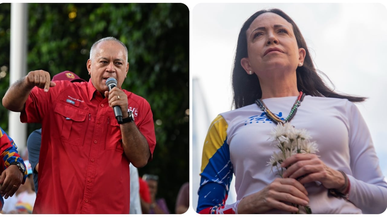 Diosdado Cabello amenaza a María Corina Machado