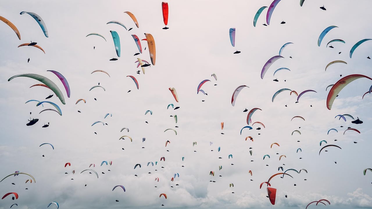 Más de 9000 visitantes tuvo la temporada de parapente en el departamento.