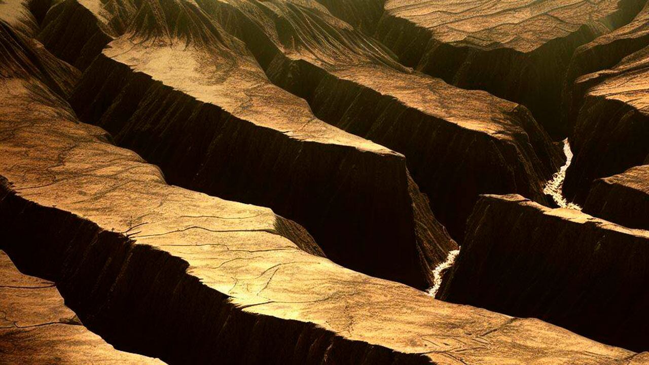 Ilustración de una falla geológica