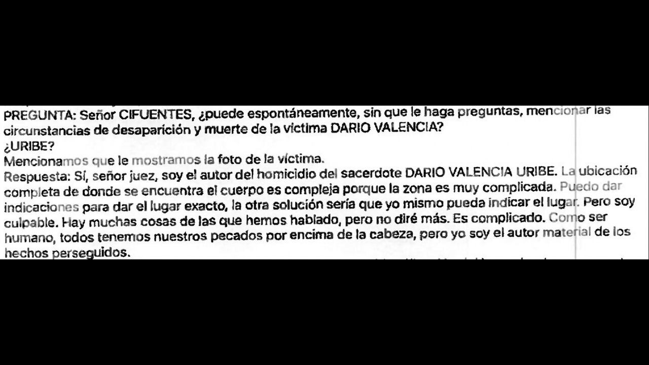 Así fue la confesión del victimario en el caso del sacerdote. 
