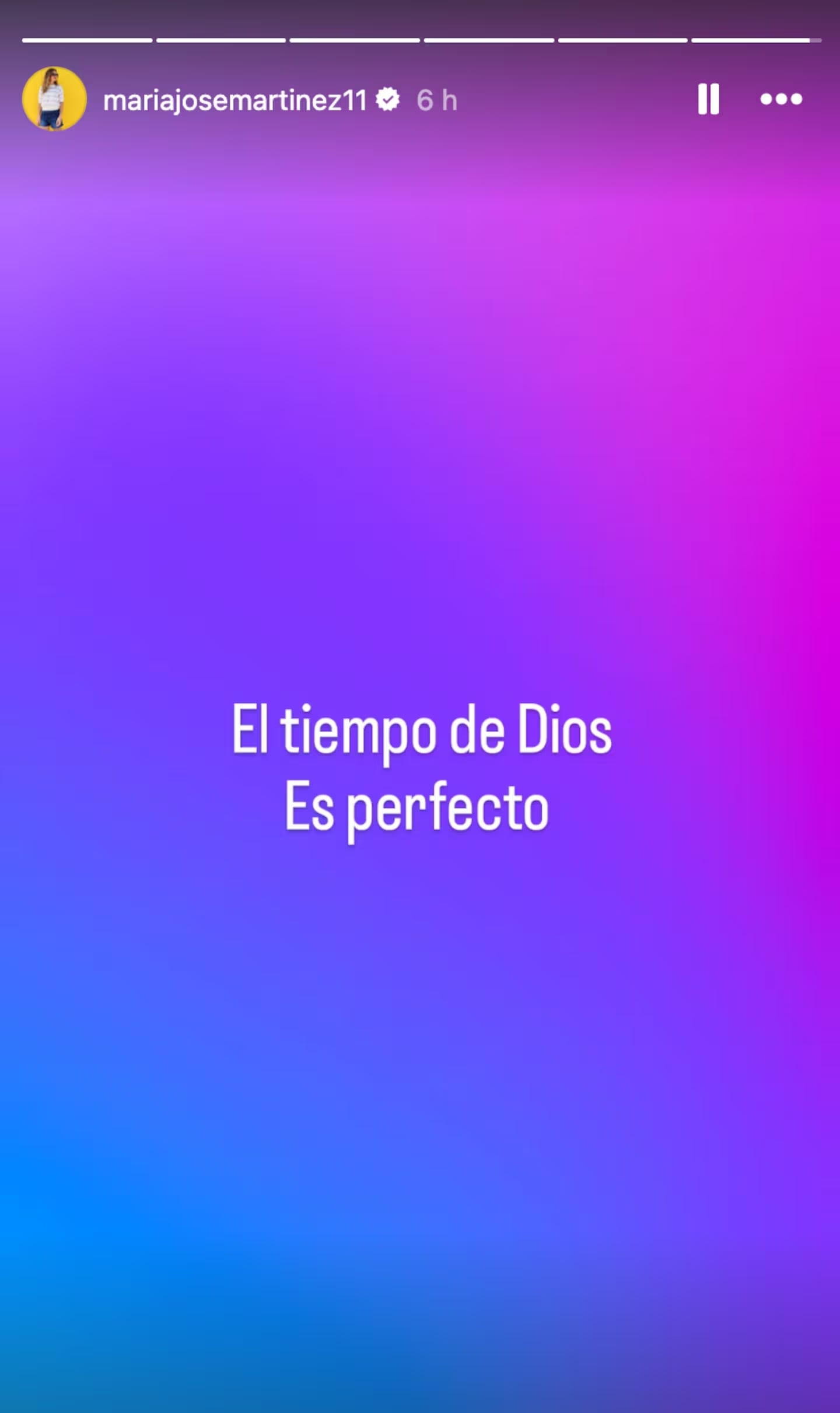 María José Martínez reaparece con inesperado mensaje: "El tiempo de Dios es perfecto"