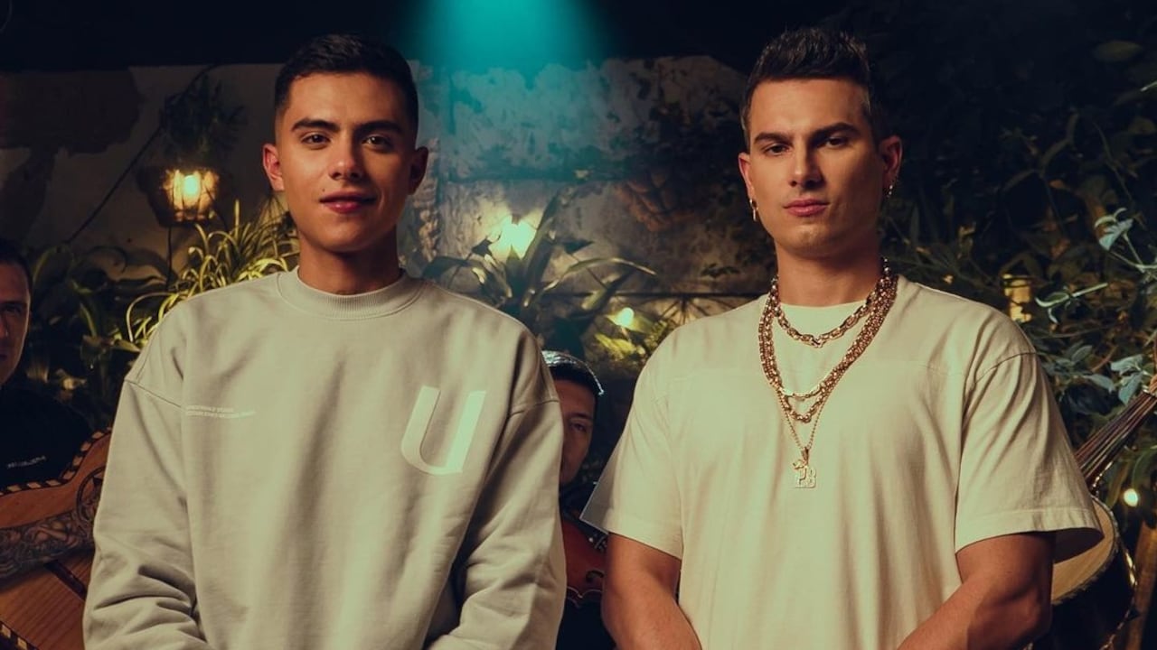 Nico Hernández y Pipe Bueno promocionan 'Una noche'. Foto: Cortesía.