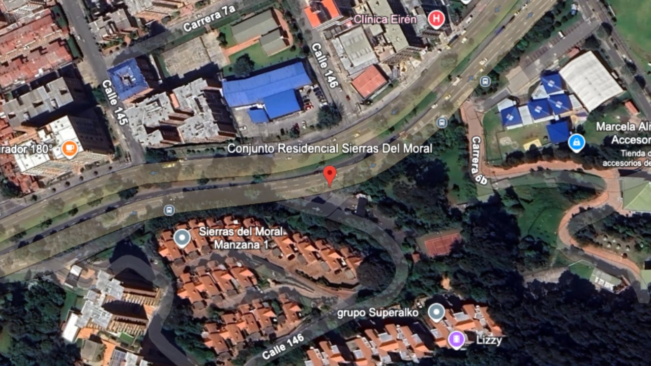 Panorámica de Sierras del Moral, conjunto ubicado en el norte de Bogotá.