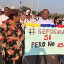 Miembros a la salud en Cartagena piden "reforma si, pero no así".