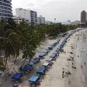 Turistas en El Rodadero
Santa Marta enero 8 del 2021
Foto : Guillermo Torres Reina / Semana