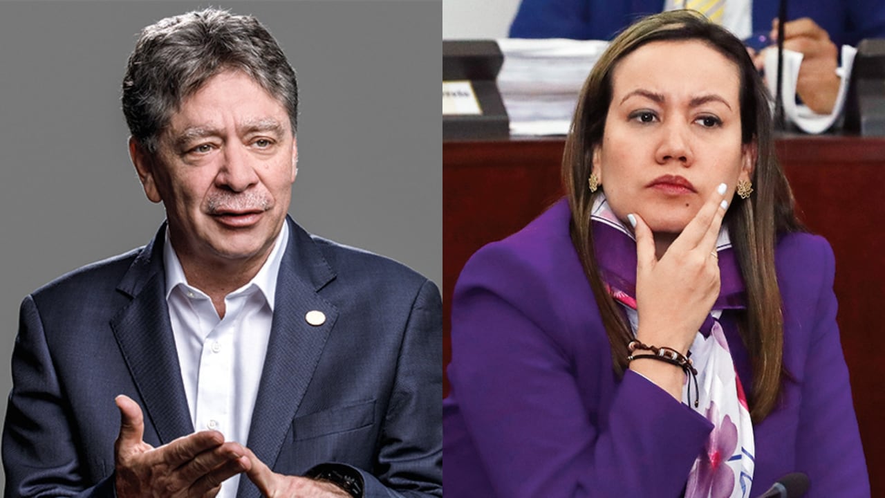 Bruce Mac Master y Carolina Corcho.