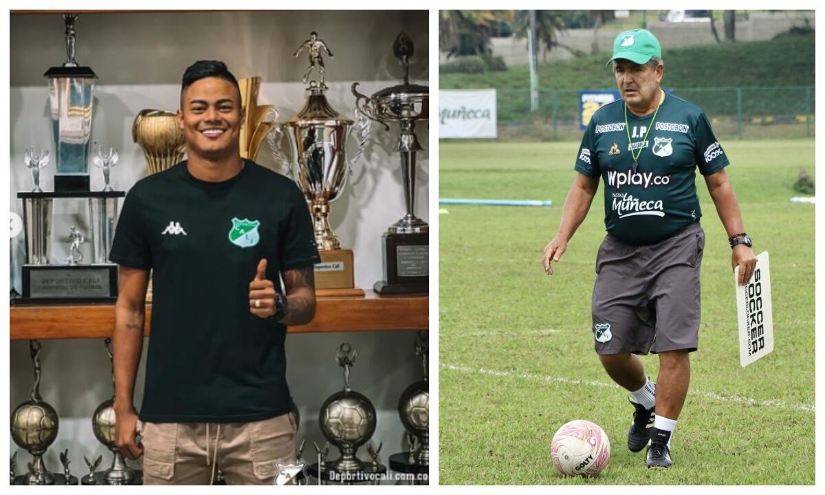 Luis Sandoval nuevo delantero del Cali y Jorge Luis Pinto