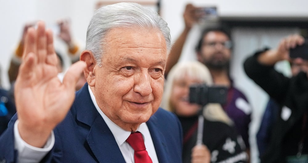 andrés manuel lópez o. Presidente de México 