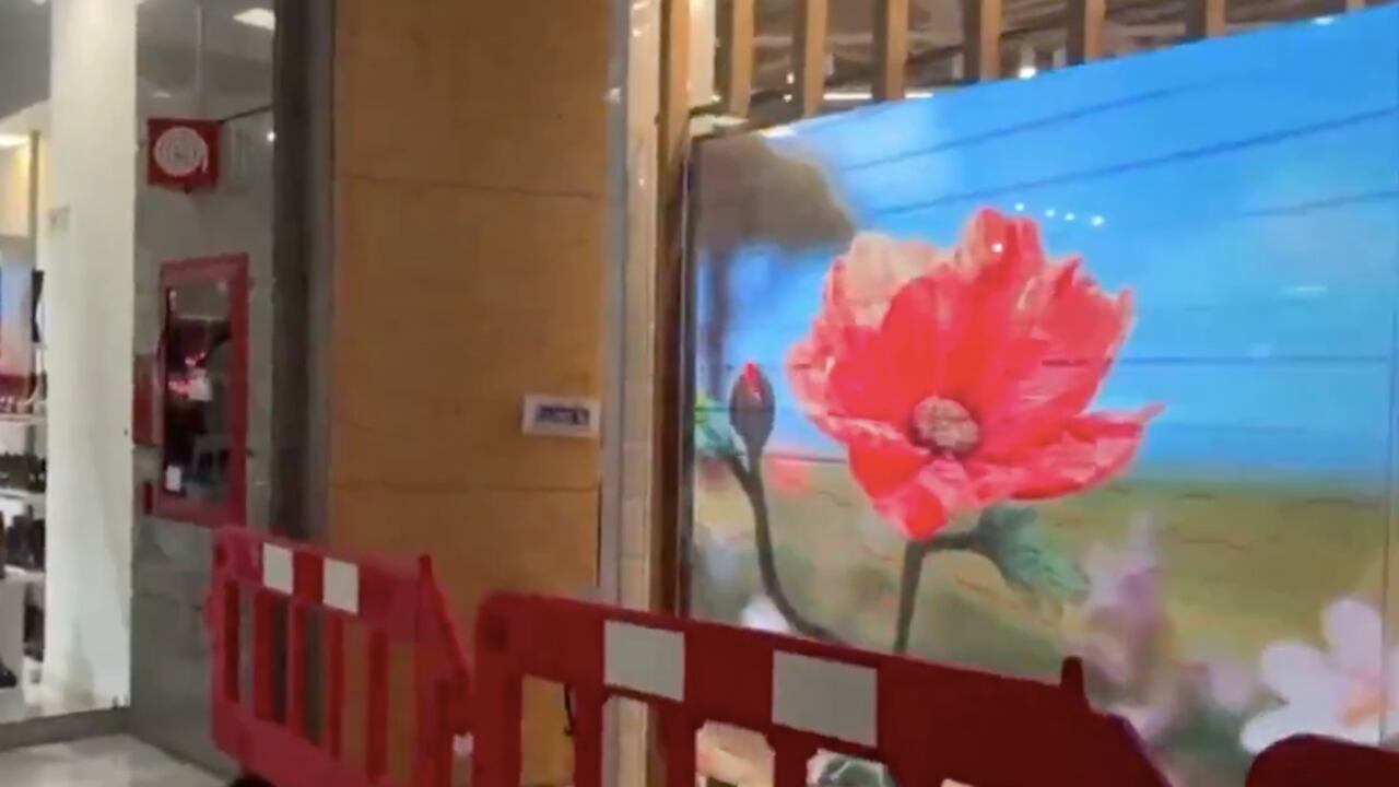 Lugar exacto donde ocurrió el accidente en Gran Estación.