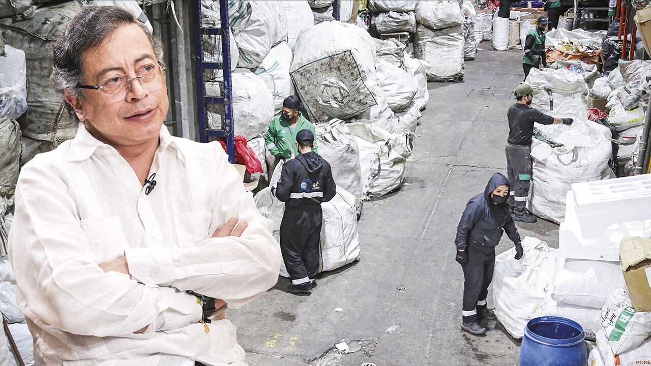 Petro pidió respetar e incluir a los recicladores en el nuevo marco tarifario, pero este no los beneficiaría.
