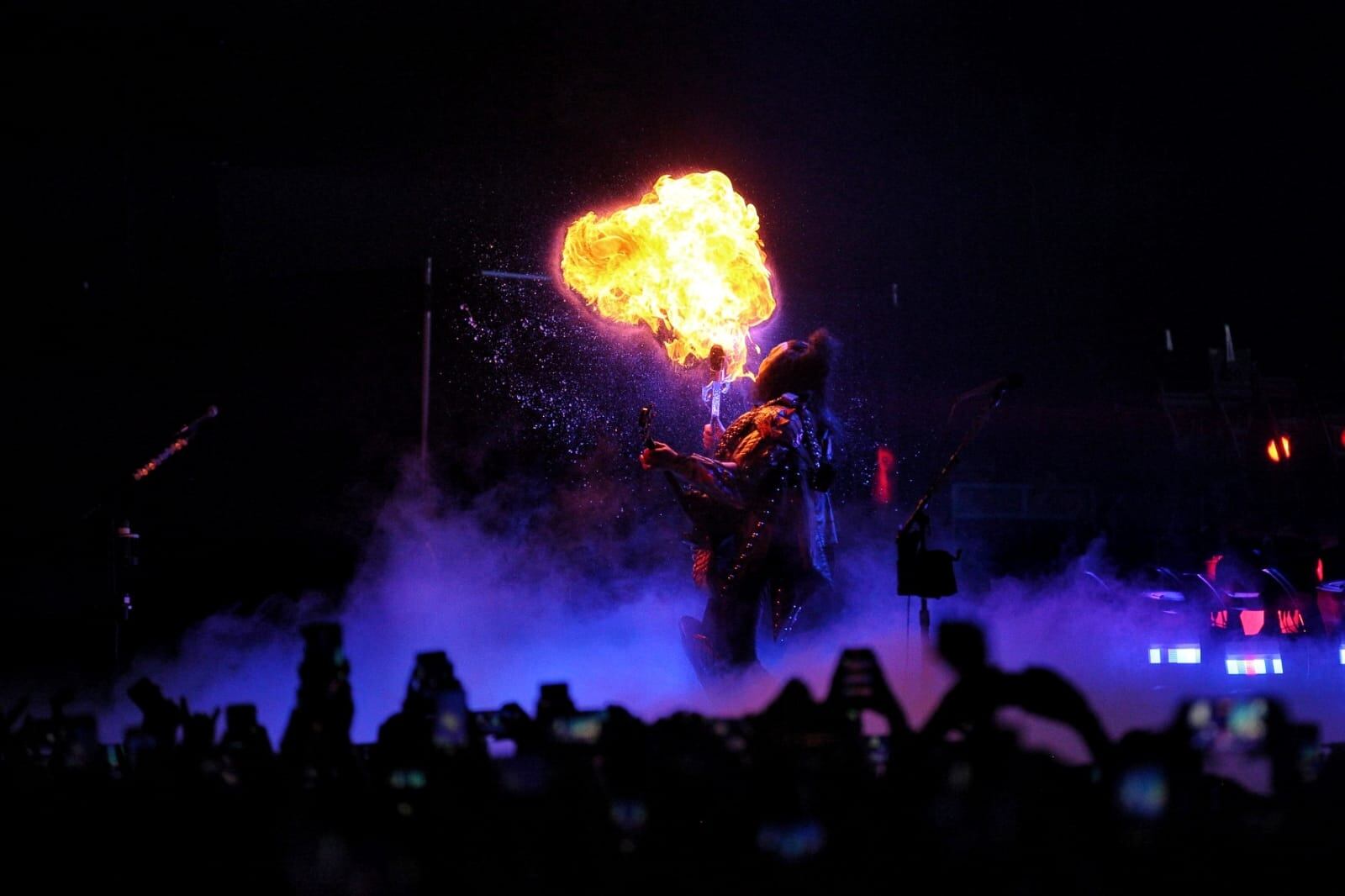 Concierto de la Banda KISS en Bogotá Movistar Arena