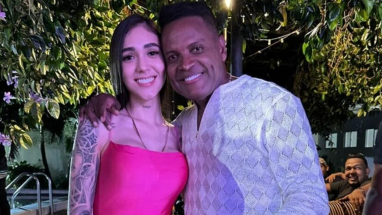 La mujer no escondió su admiración por Geles.