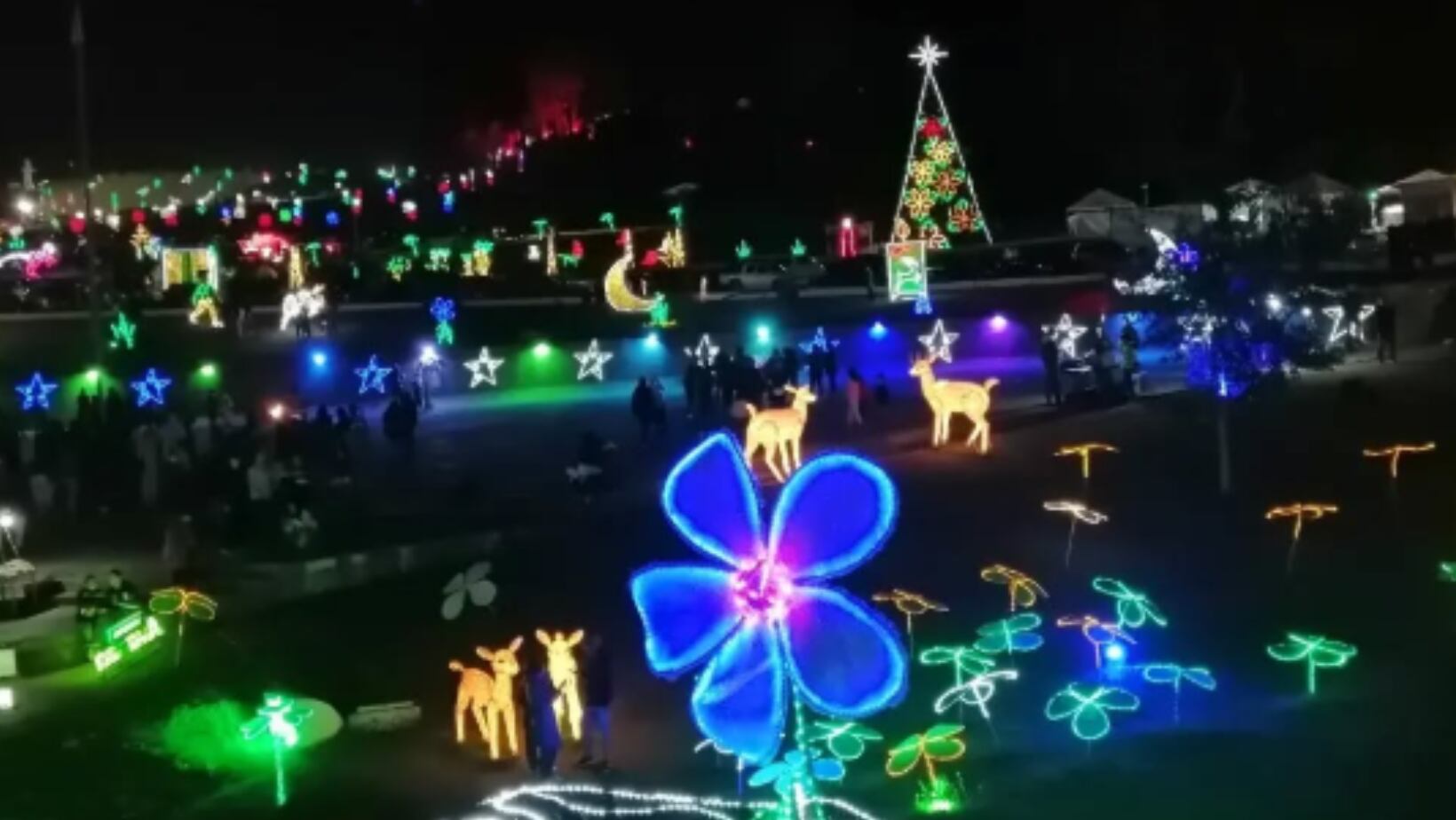 Alumbrado en el Puente de Boyacá