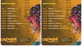 Cartelera del Colombia al Parque 2026