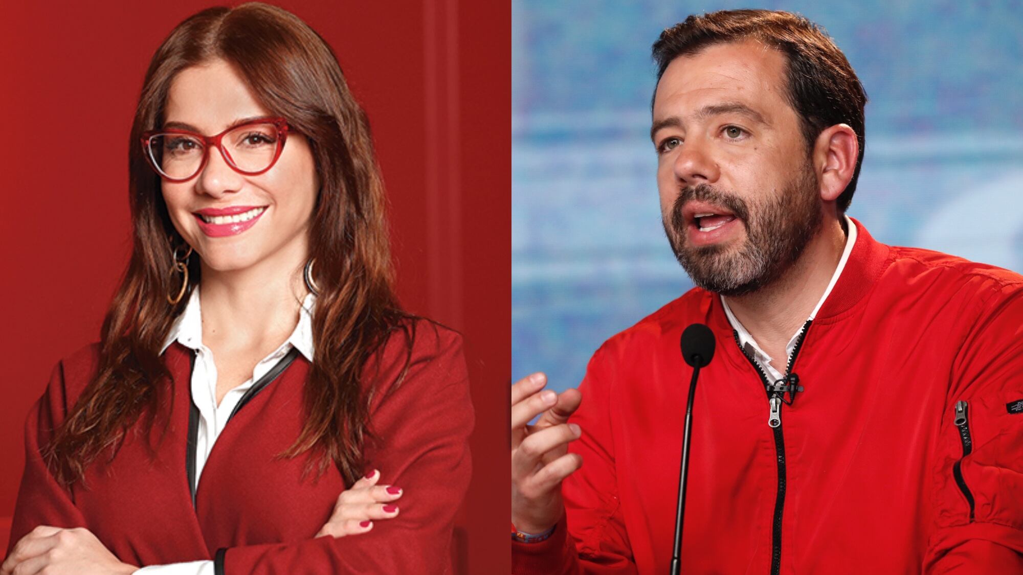 Catherine Juvinao y Carlos Fernando Galán.