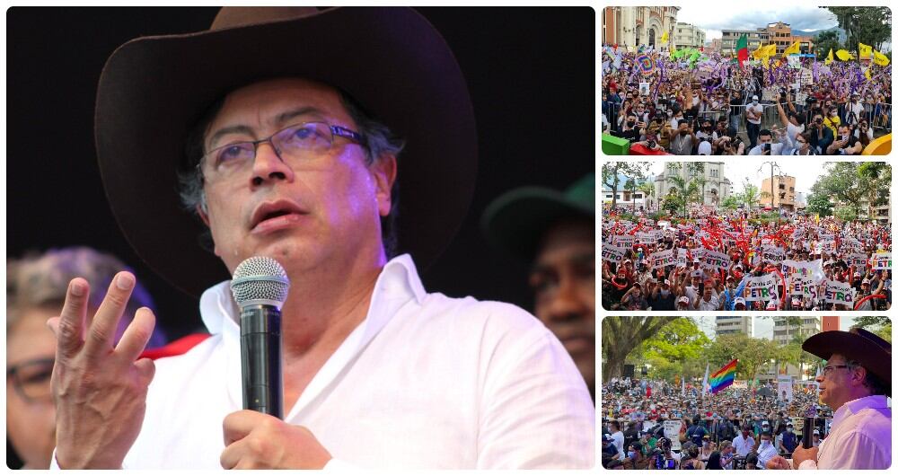 Gustavo Petro, el único candidato que llena las plazas públicas en el país