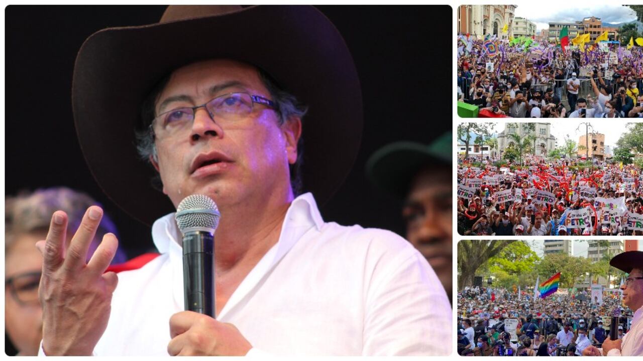 Gustavo Petro, el único candidato que llena las plazas públicas en el país