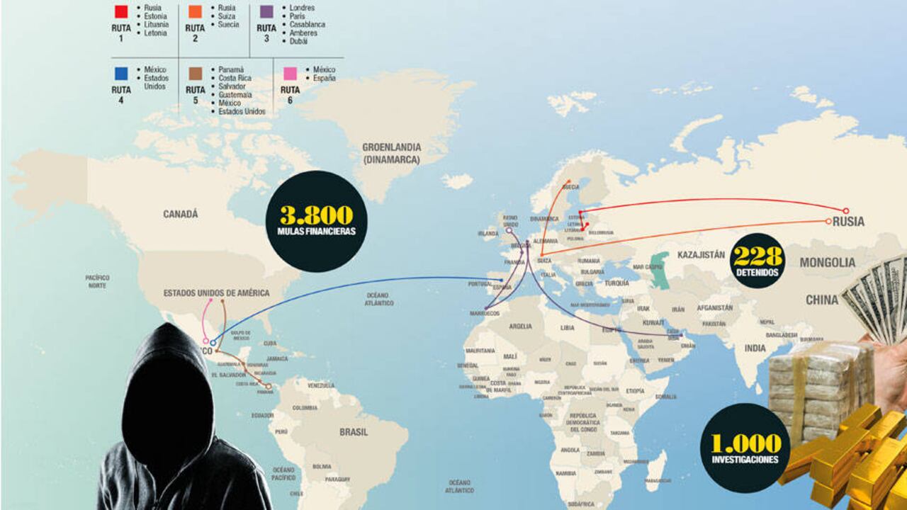 Los caminos del lavado de plata y del narcotráfico son mucho más amplios y complejos de lo que parecen. Por eso, la operación de Europol significa un gran golpe para los ilícitos.