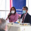 Directora general de Prosperidad Social, Susana Correa; ministro de Trabajo, Ángel Custodio Cabrera, y director de fiscalización, de la DIAN, Luis Carlos Quevedo.