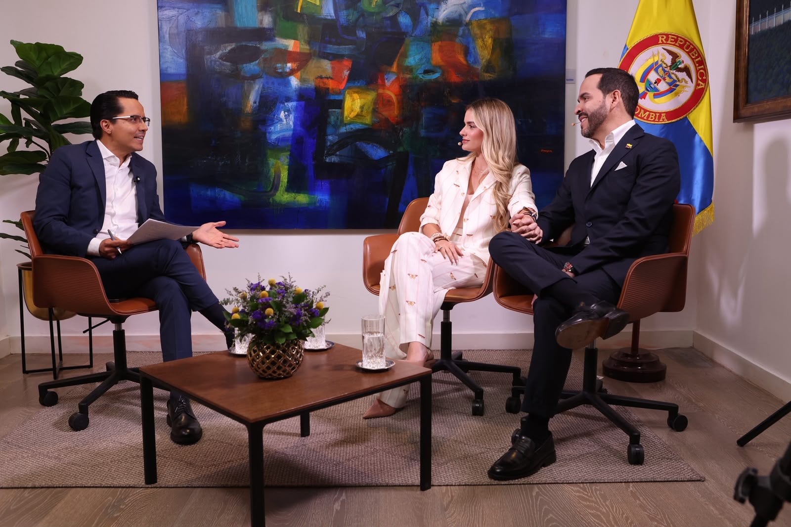 Abelardo De La Espriella y su esposa Ana Lucía Pineda