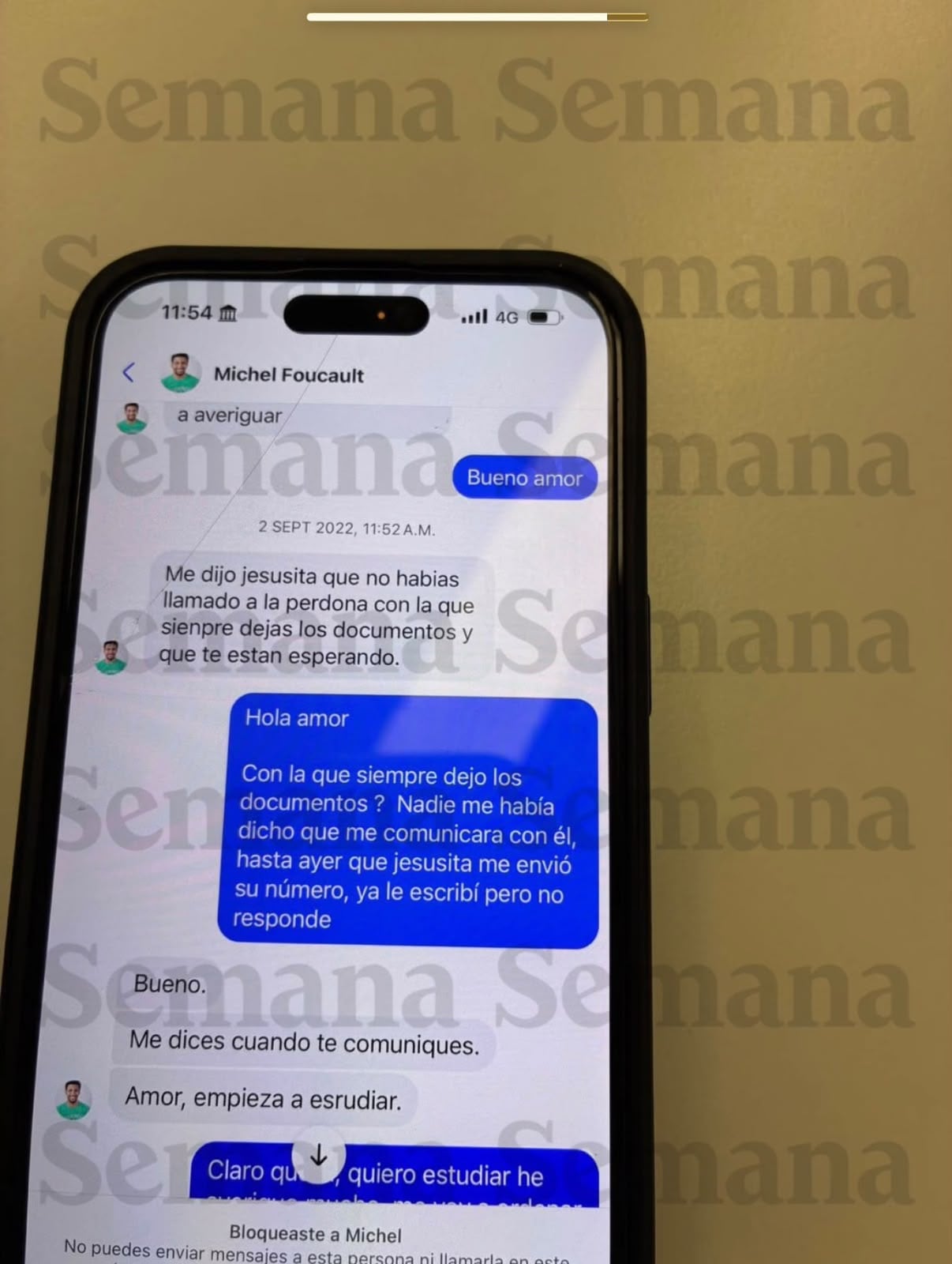 Chats Gustavo Petro y Deicy Jiménez