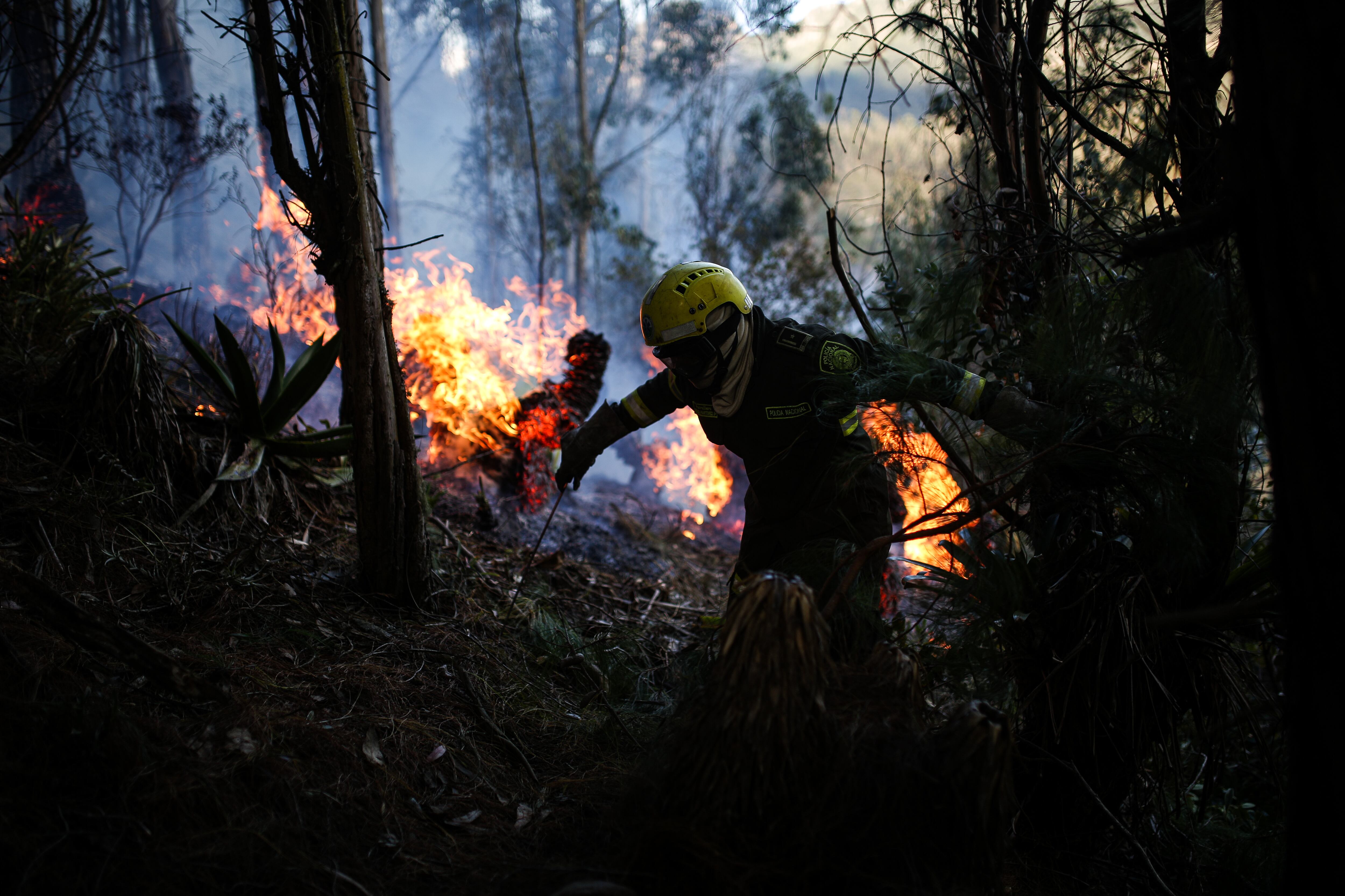 Incendios forestales en el municipio de Sopo Cundinamarca