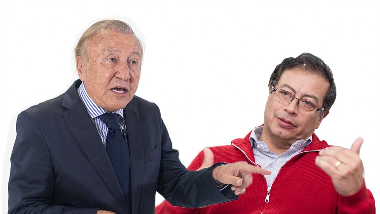 Rodolfo Hernández y Gustavo Petro