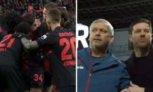 Curiosa celebración de gol se hizo viral.