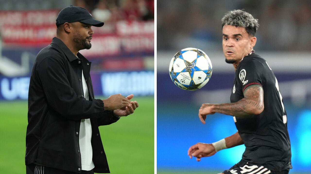 Decisión de Kompany sobre Luis Díaz, en Champions, es viral.