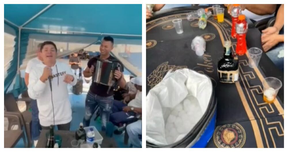 El Mono Zabaleta, en parranda en el pabellón de los extraditables en La Picota