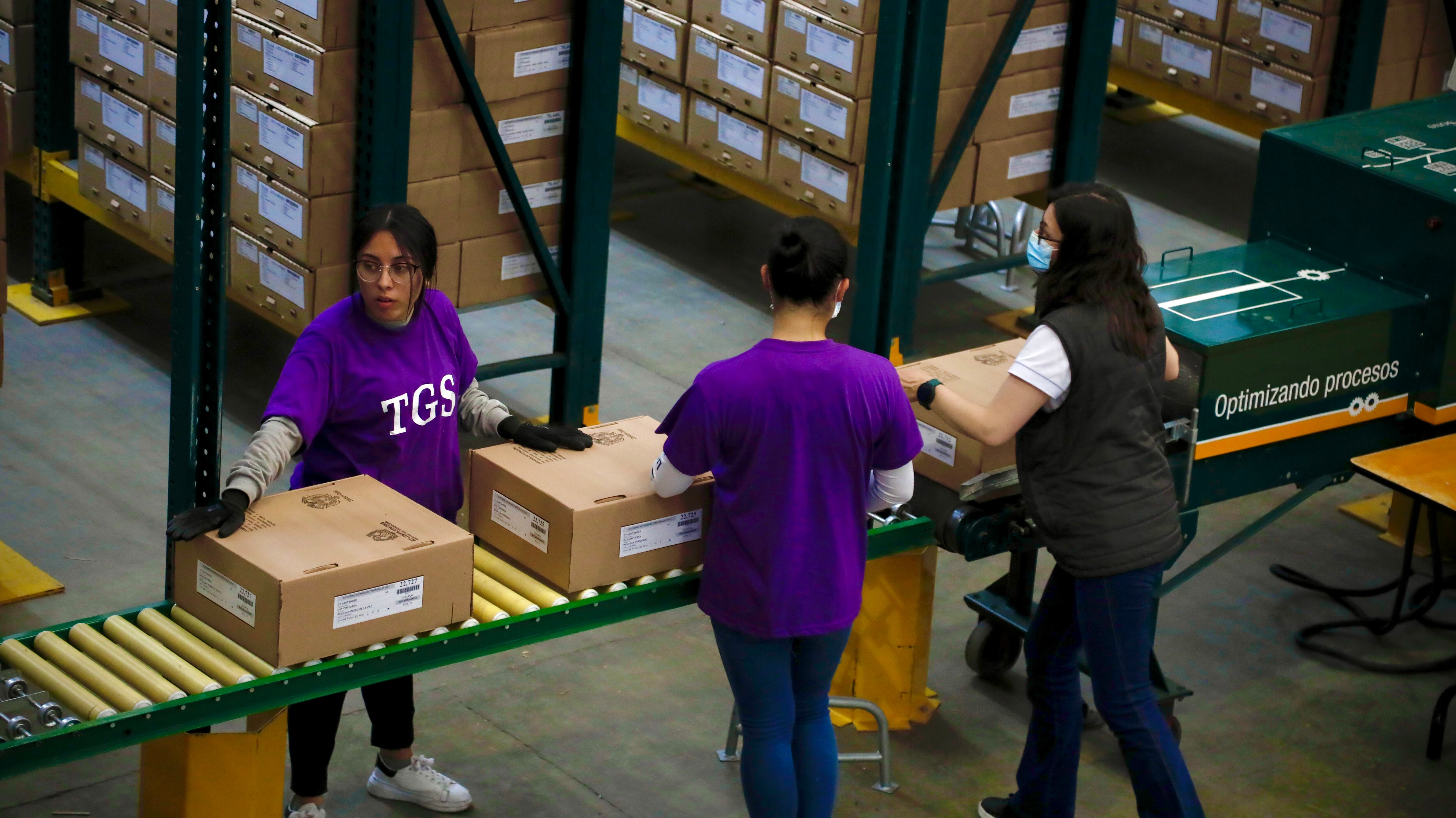 Logística para elecciones regionales 2023. FOTO: Cortesía Registraduría