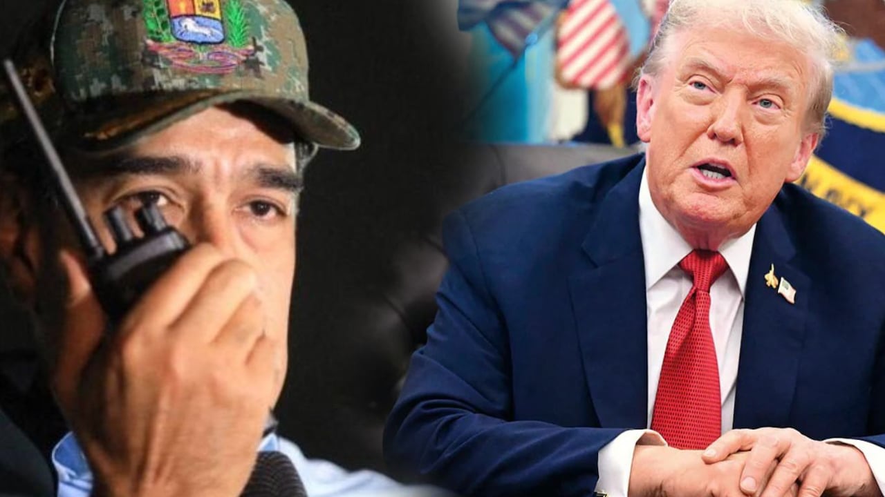 Donald Trump amenaza a Nicolás Maduro.