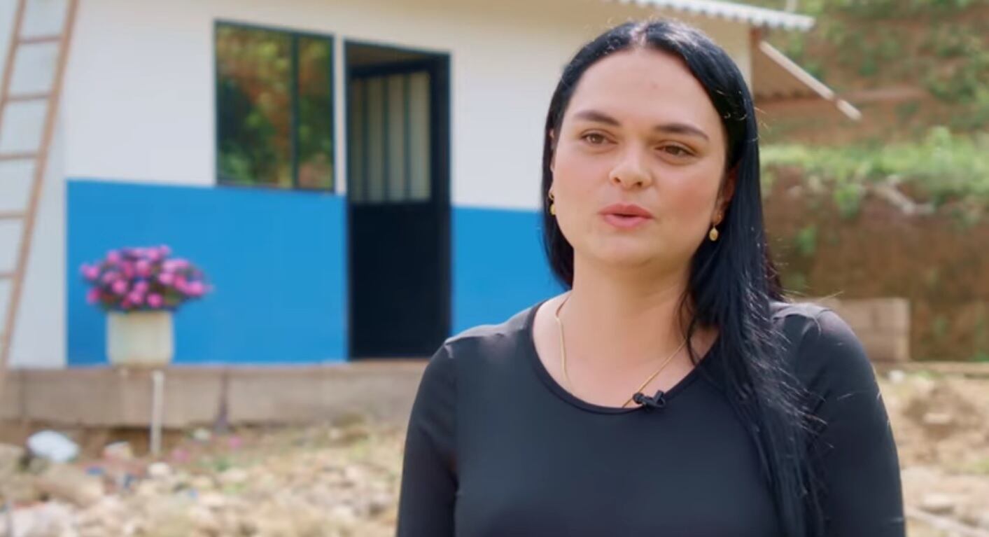 Ubaldina Rojas, una de las beneficiarias del proyecto Mi Hábitat de Homecenter.