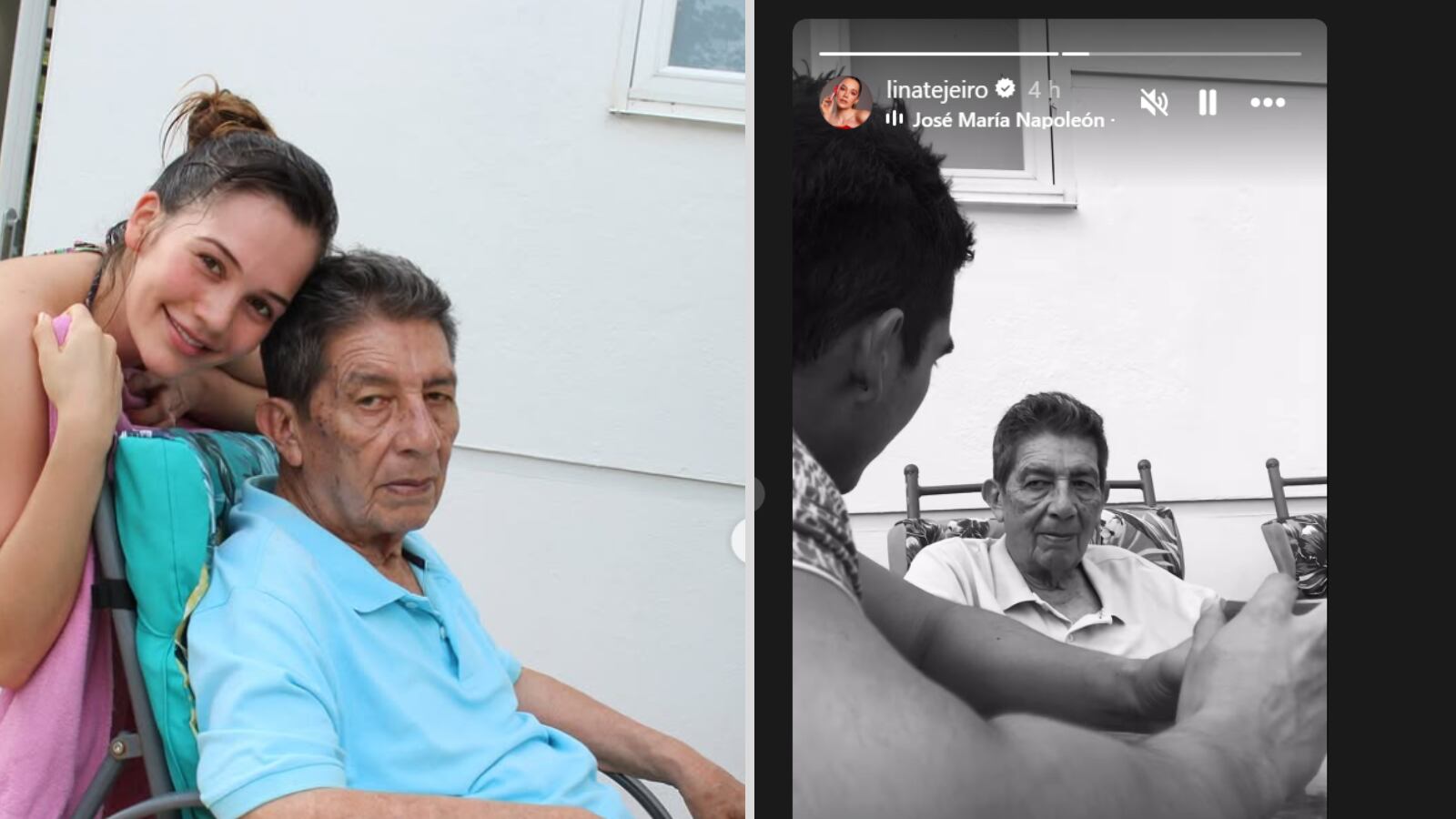 Muere abuelo de Lina Tejeiro