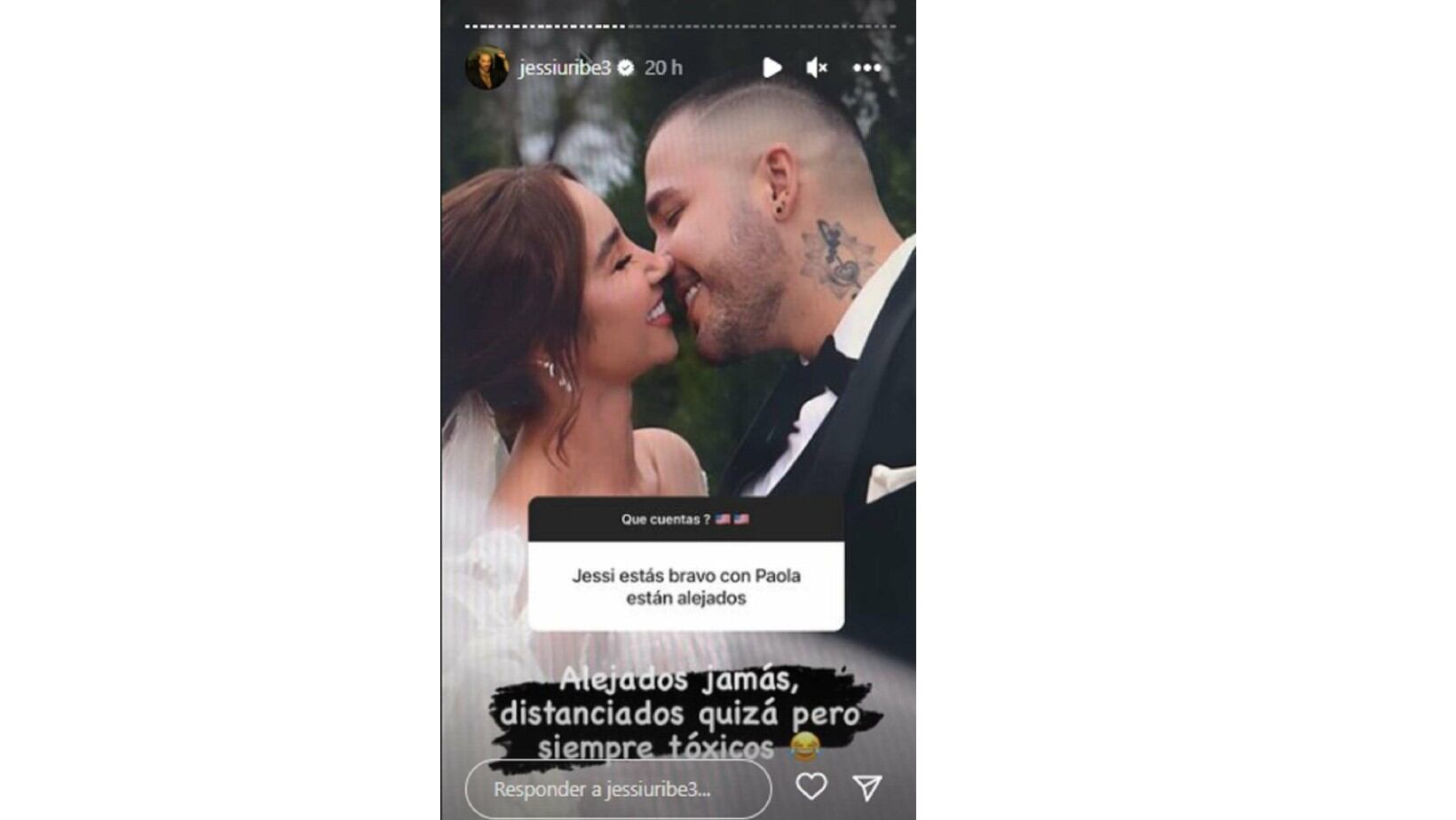 Jessi Uribe se destapó y contó por qué está distanciado de Paola Jara