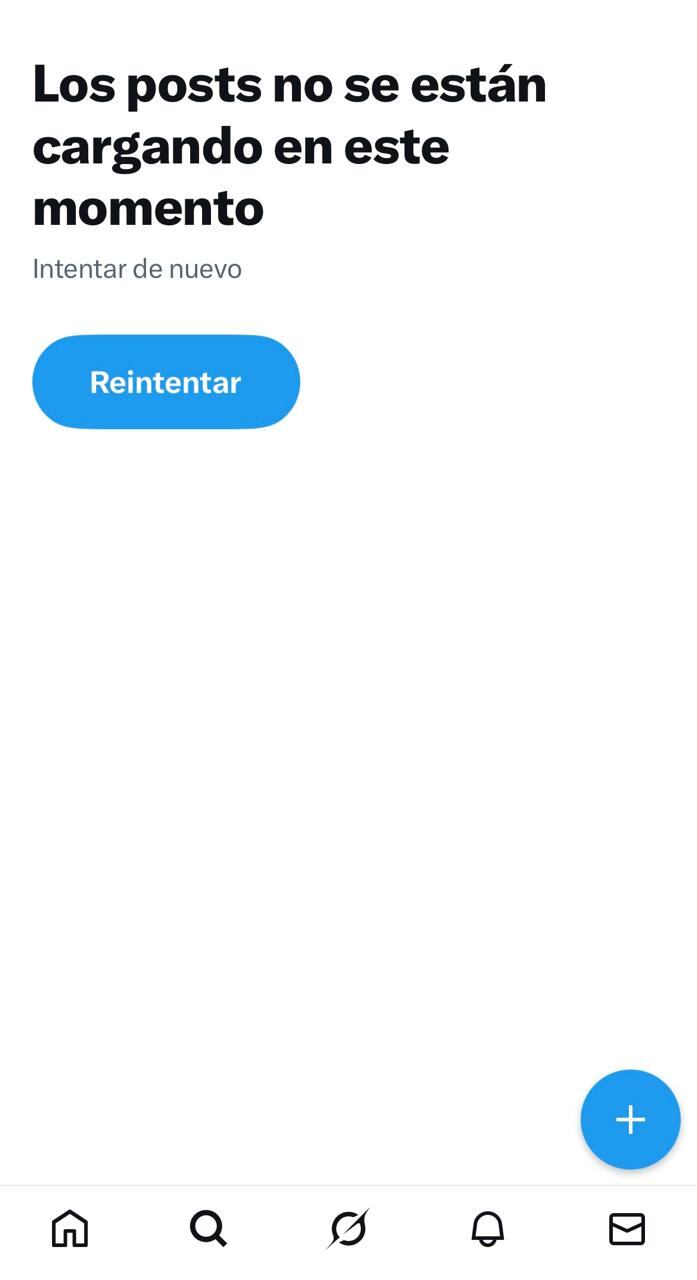 Problemas con X este 18 de noviembre.