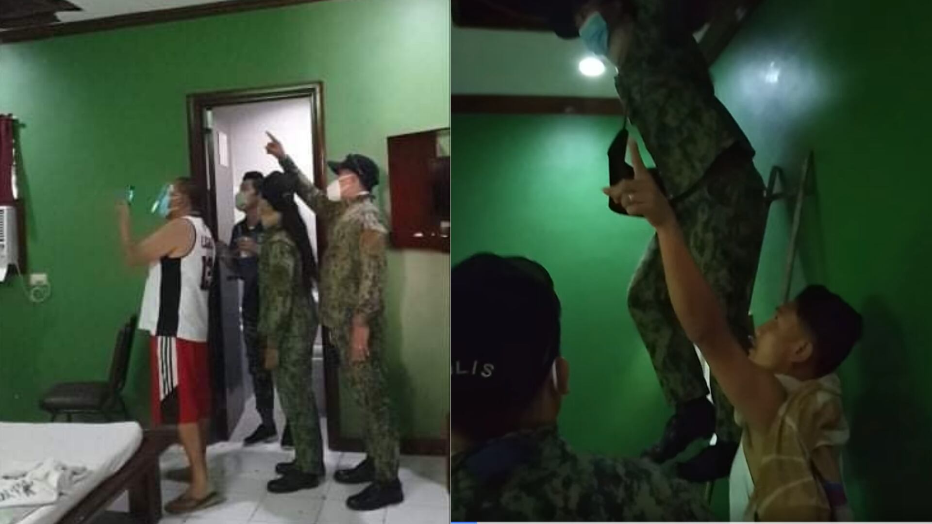 Mujer se escondió en el techo de un motel para que esposo no la encontrara