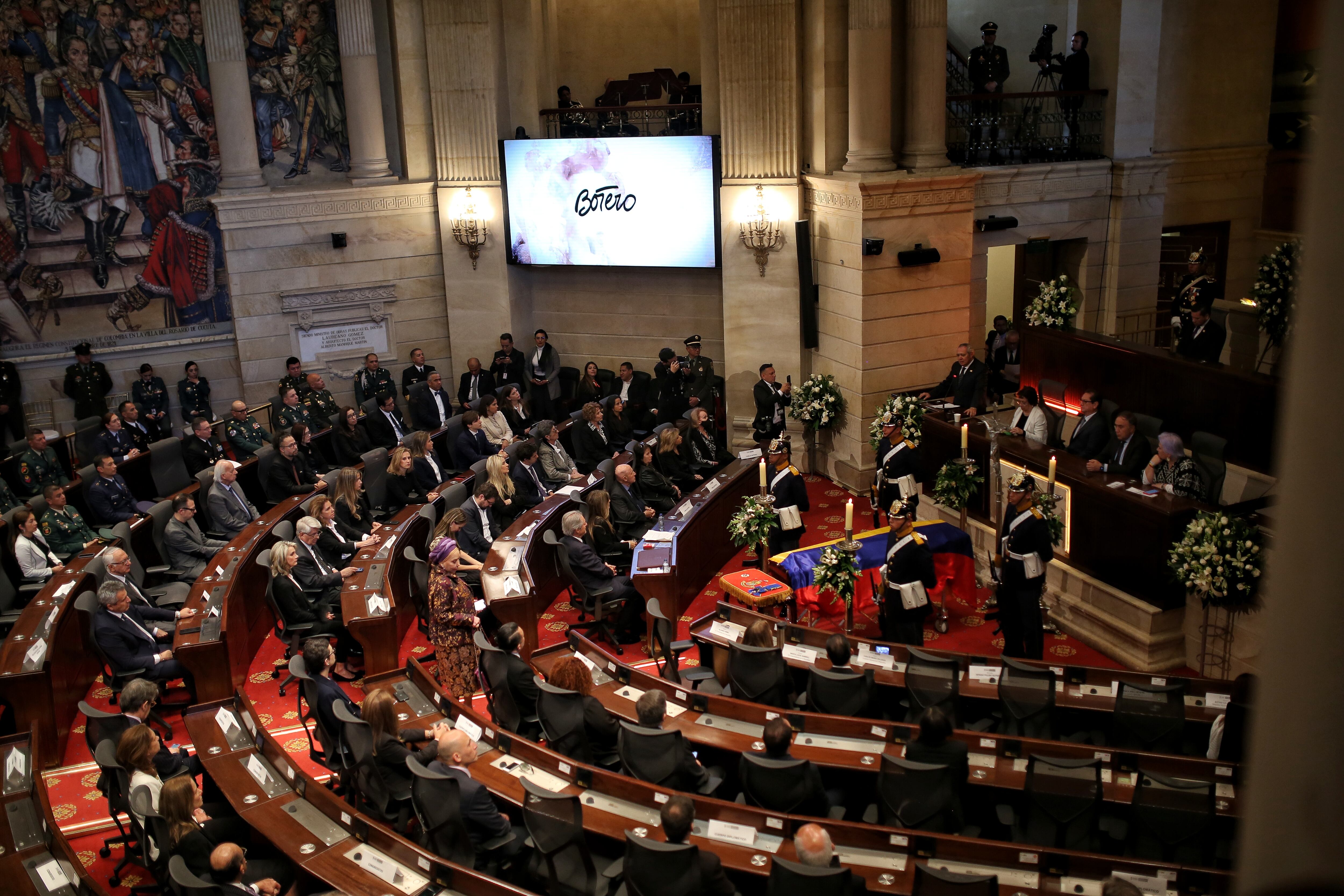 Homenaje a Fernando Botero en el Capitolio