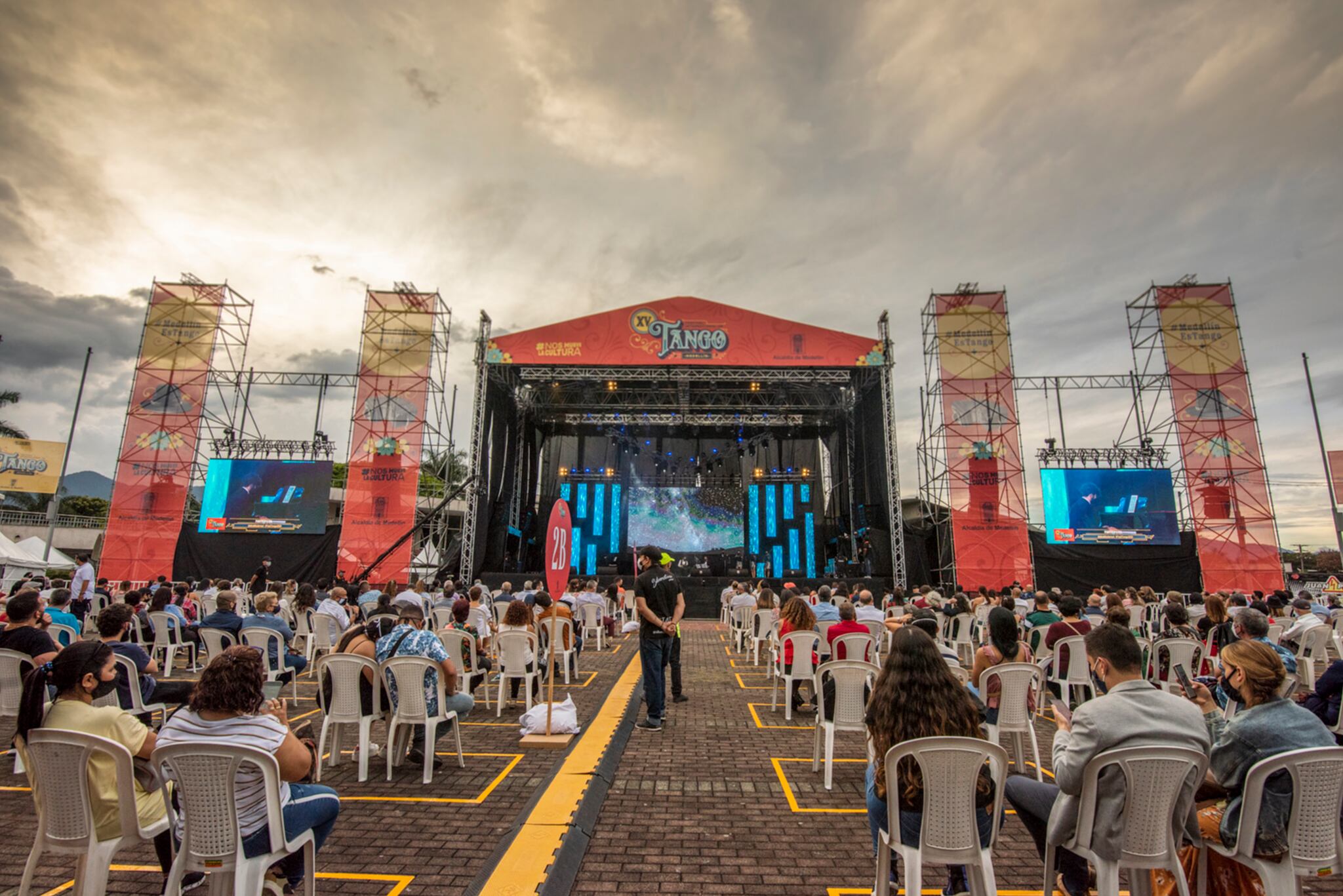 Imagen de la clausura del Festival Internacional de Tango de Medellín 2021. Cortesía de la Secretaría de Cultura Ciudadana